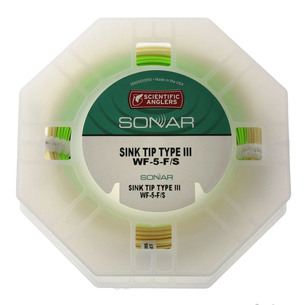 Scientific Anglers Sonar Sink Tip Fly Line Type 3 WF5F/S Sand Dark Green 3 Scientific Anglers Sonar Sink Tip Fly Line Type 3 WF5F/S Sand Dark Green - Image 3
