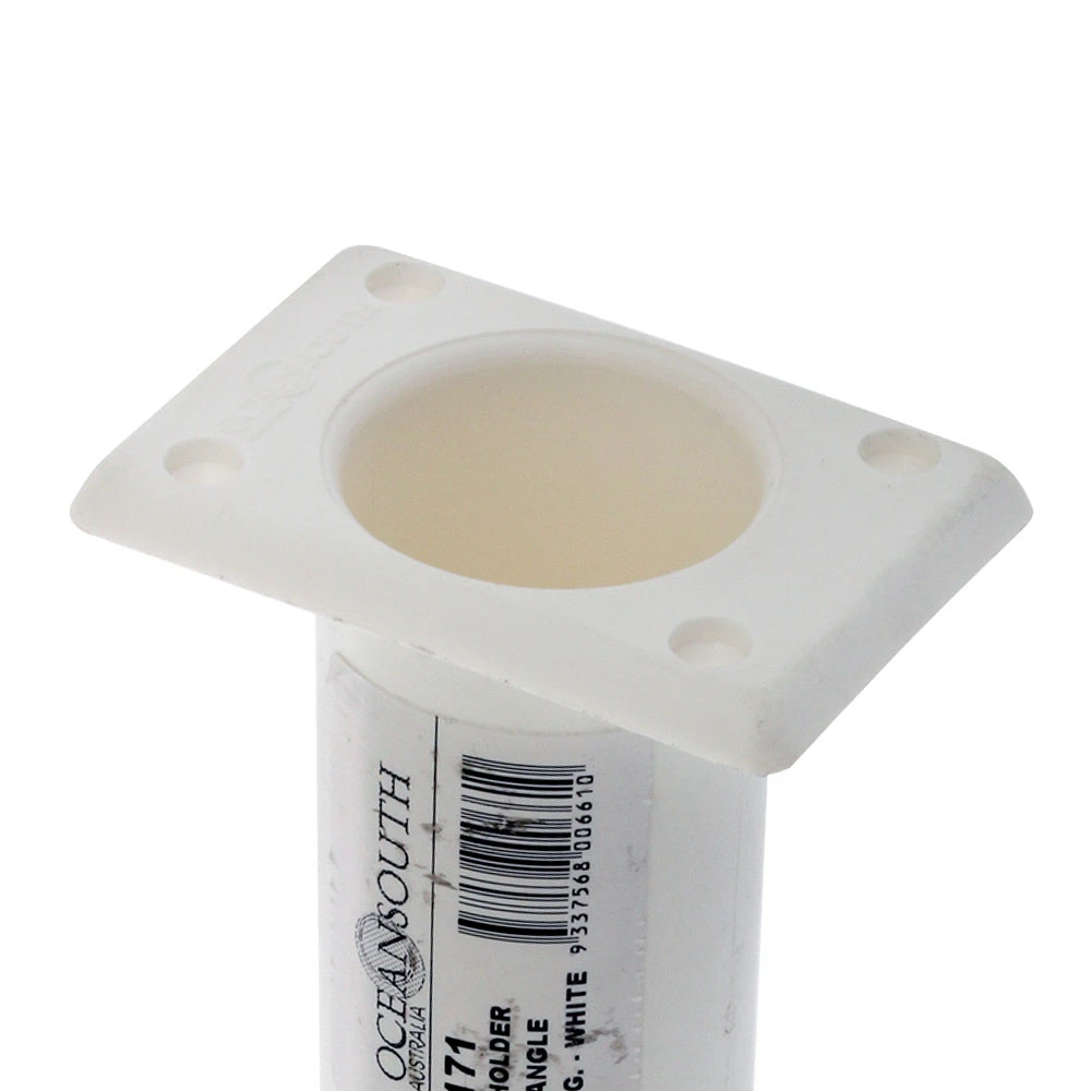 Oceansouth 90-Degree Rod Holder Rectangle White 2 Oceansouth 90-Degree Rod Holder Rectangle White - Image 2