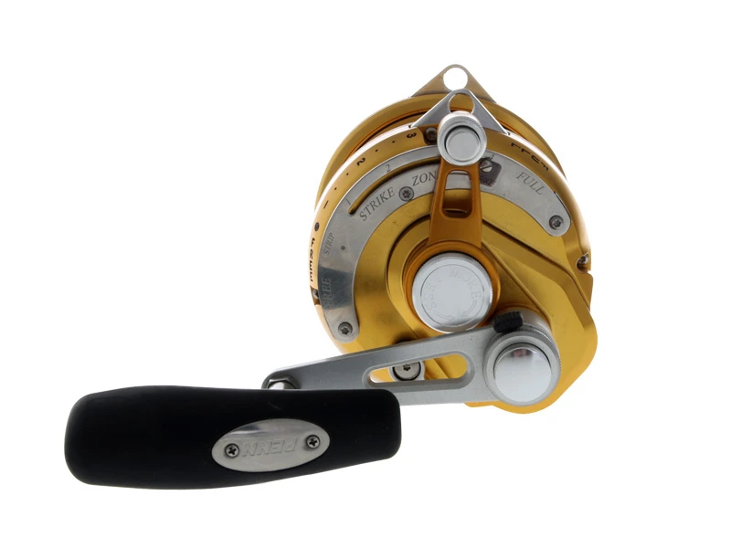 PENN International 50 VISX Ocean Assassin 2-Speed Gold Bent Butt Game Combo 5ft 5in 37kg 2pc 2 PENN International 50 VISX Ocean Assassin 2-Speed Gold Bent Butt Game Combo 5ft 5in 37kg 2pc - Image 2