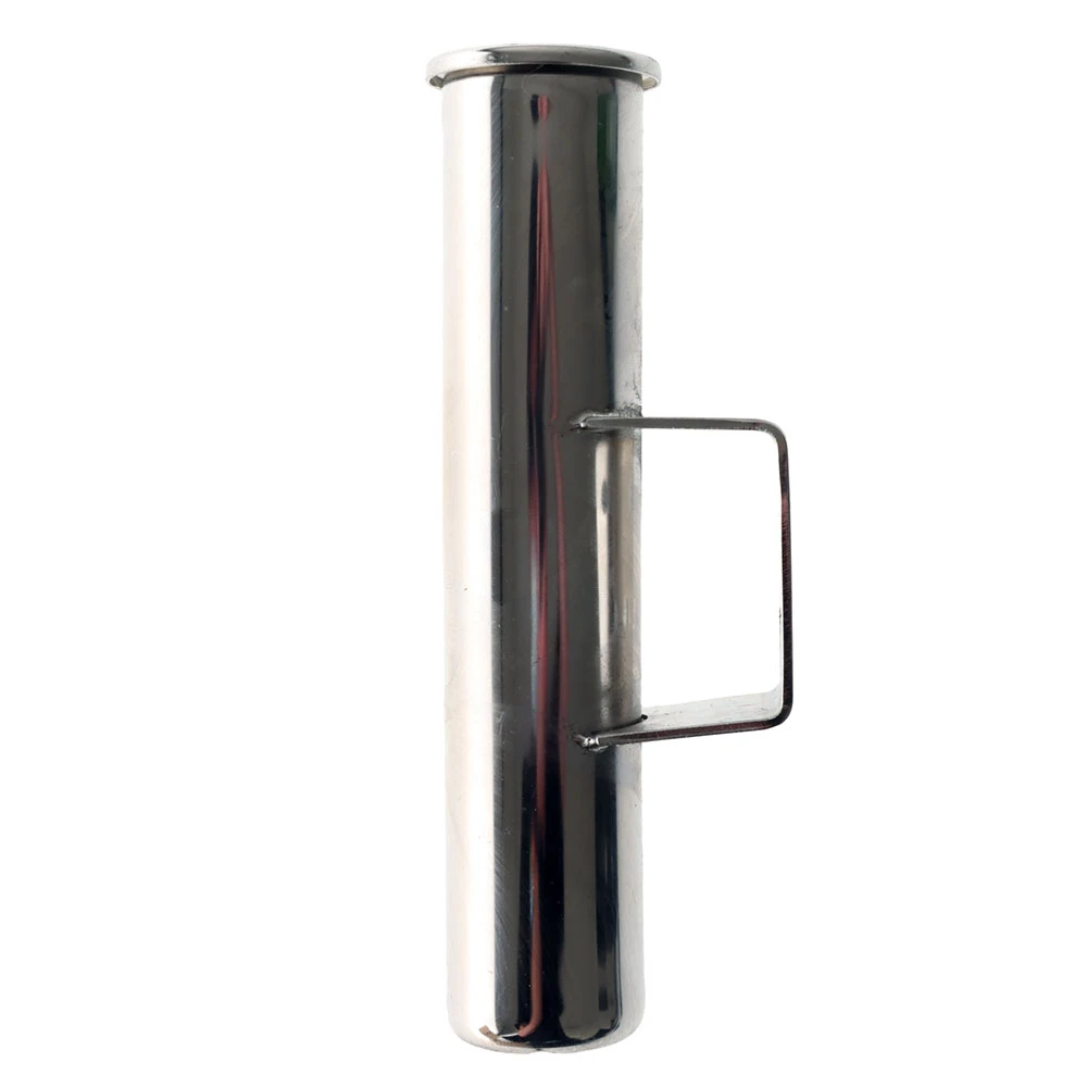 Manta 316 Polished Stainless Side Mount Rod Holder Modular Straight 1 Manta 316 Polished Stainless Side Mount Rod Holder Modular Straight