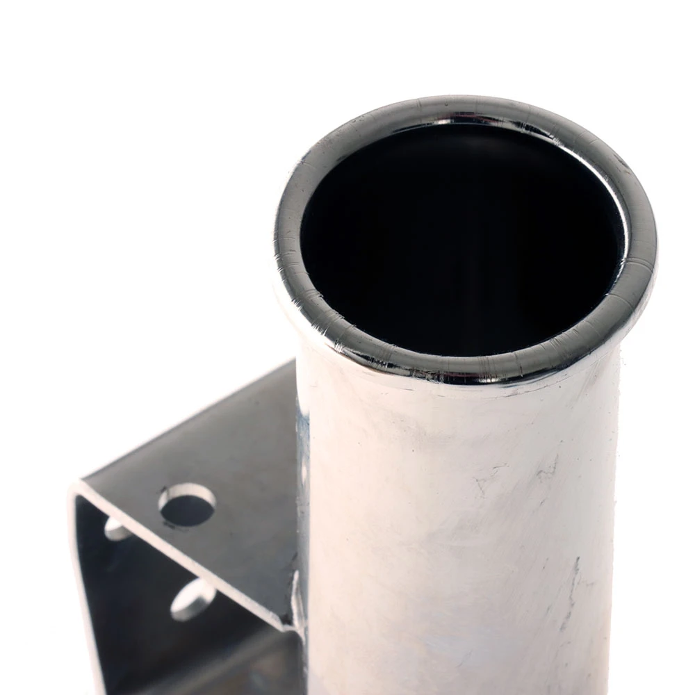 Manta 316 Polished Stainless Side Mount Rod Holder Modular Straight 3 Manta 316 Polished Stainless Side Mount Rod Holder Modular Straight - Image 3