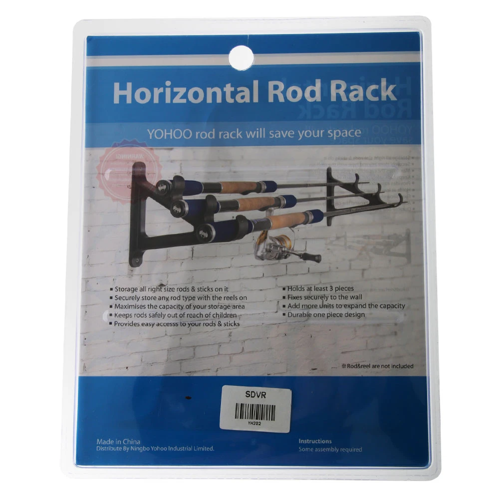 White Label Horizontal 3 Rod Rack 1 White Label Horizontal 3 Rod Rack