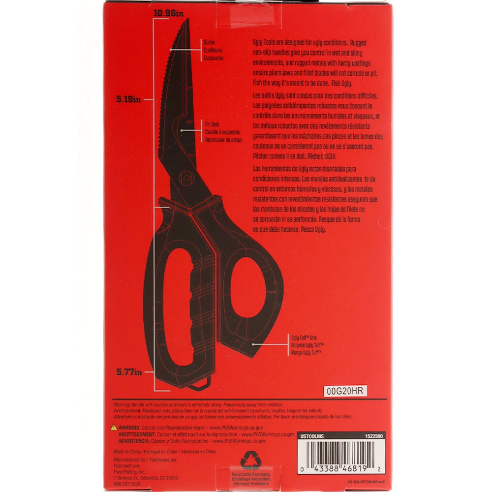 Ugly Stik Ugly Tools Marine Shears 2 Ugly Stik Ugly Tools Marine Shears - Image 2