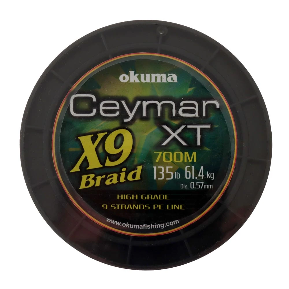 Okuma Ceymar X9 Braid White 135lb 700m 1 Okuma Ceymar X9 Braid White 135lb 700m