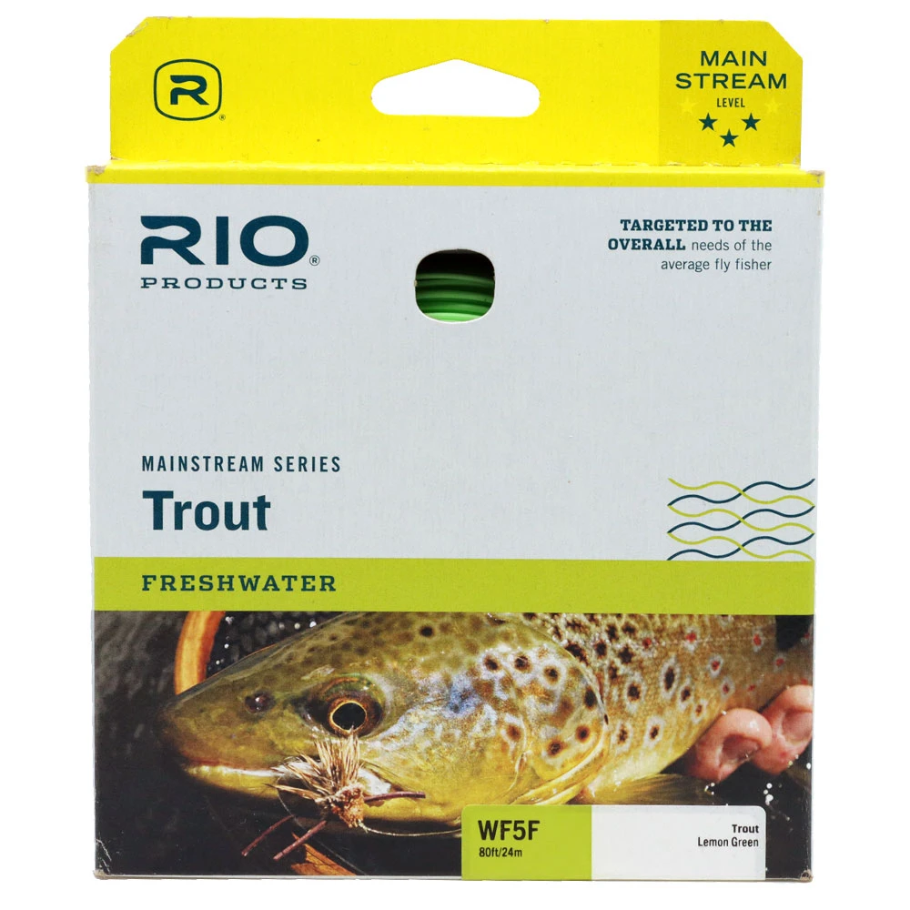 RIO Mainstream Trout Fly Line Lemon Green 4 RIO Mainstream Trout Fly Line Lemon Green - Image 4