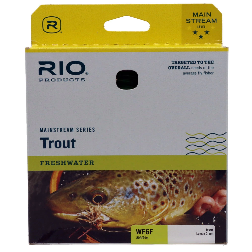 RIO Mainstream Trout Fly Line Lemon Green 2 RIO Mainstream Trout Fly Line Lemon Green - Image 2