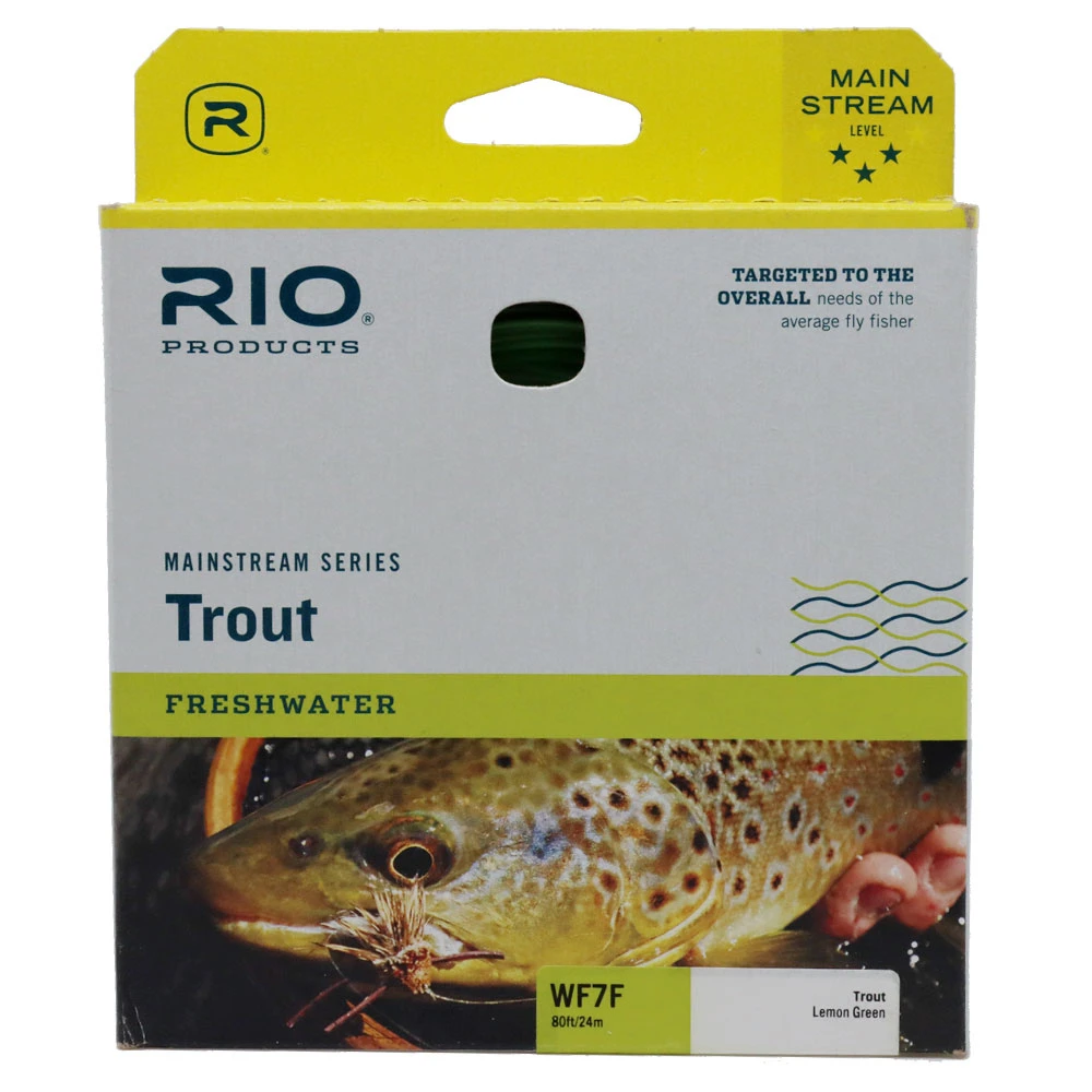 RIO Mainstream Trout Fly Line Lemon Green 3 RIO Mainstream Trout Fly Line Lemon Green - Image 3