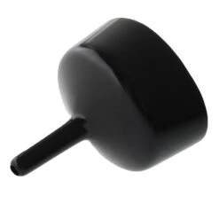 White Label Rod Holder PVC Bottom Drain Black