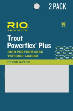 RIO Powerflex Plus Tapered Leader 9ft Qty 2