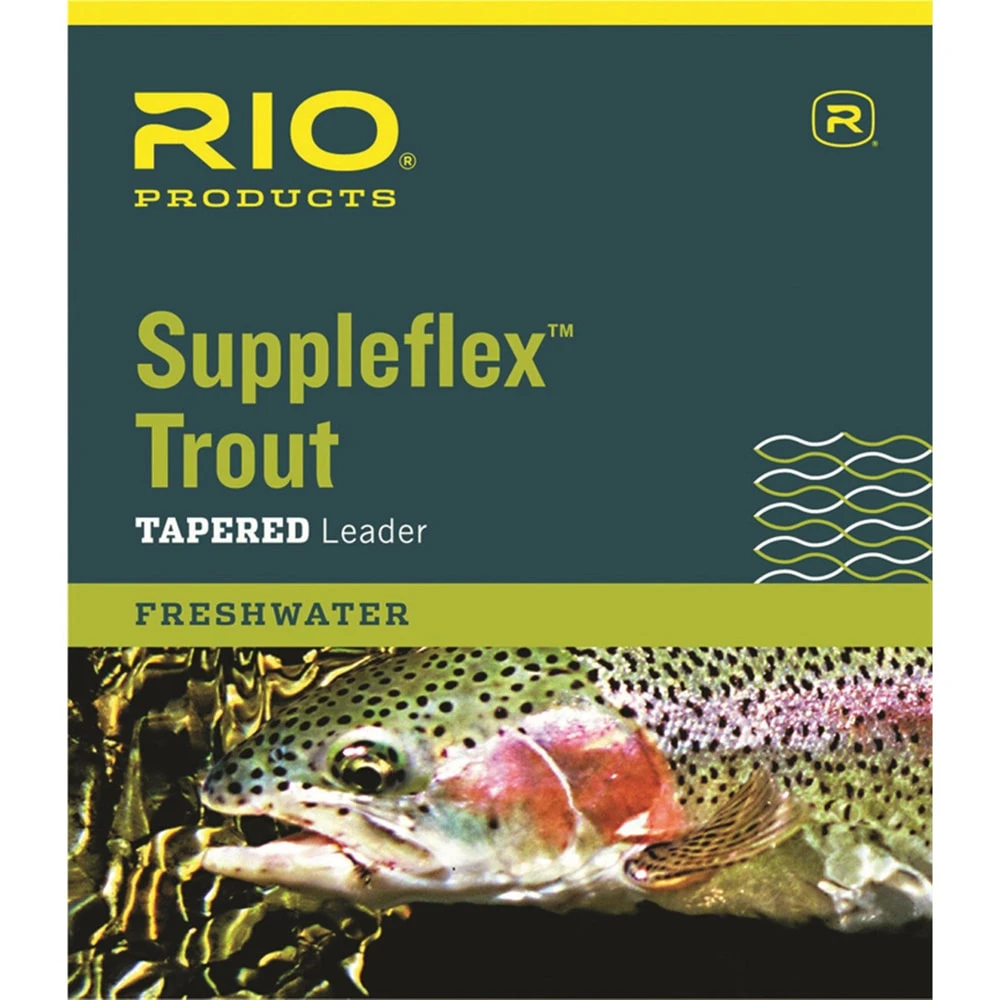 RIO Suppleflex Trout Tapered Leader 12ft 5X 4.7lb 1 RIO Suppleflex Trout Tapered Leader 12ft 5X 4.7lb
