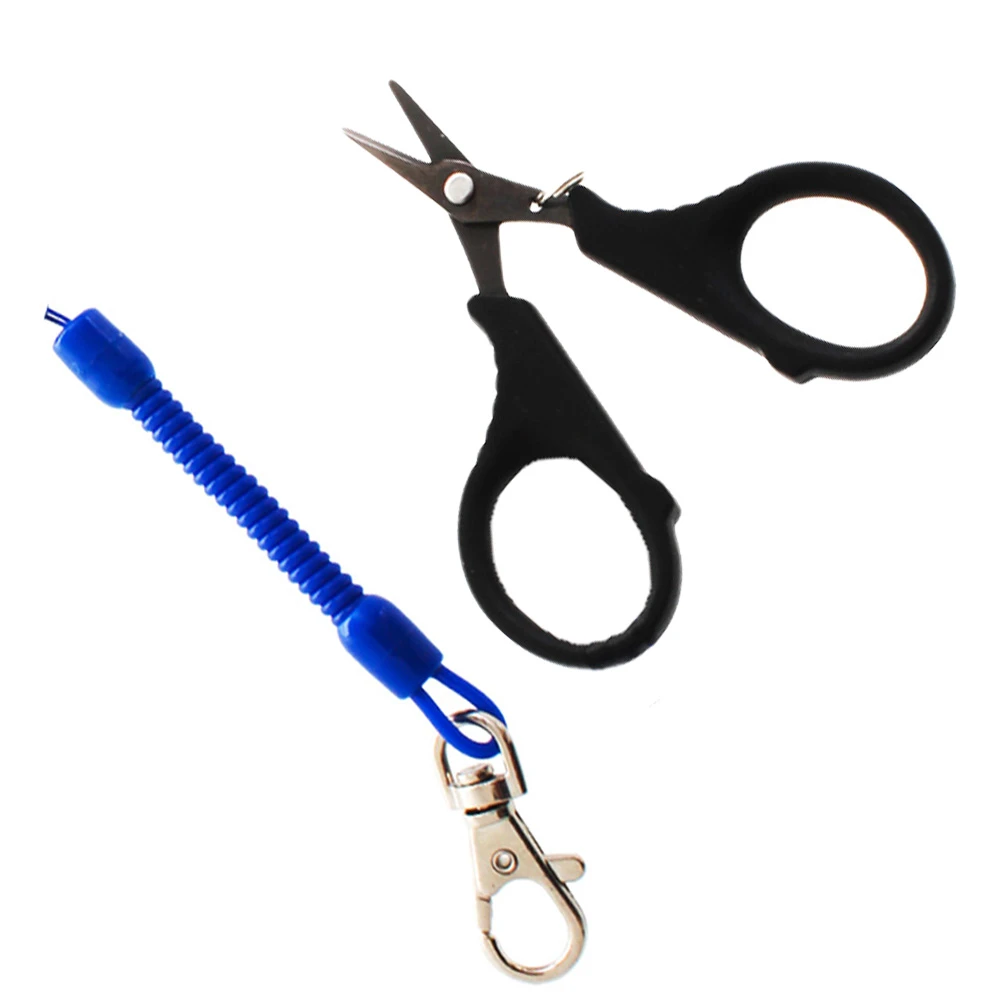Mustad Micro Braid Scissors With Sheath And Lanyard 1 Mustad Micro Braid Scissors With Sheath And Lanyard