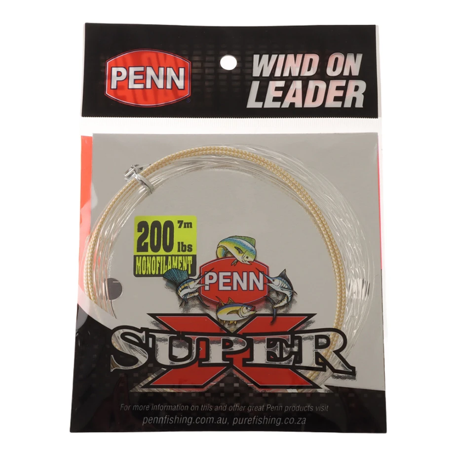 PENN Super X Monofilament Wind On HD Leader 7m 200lb 1 PENN Super X Monofilament Wind On HD Leader 7m 200lb