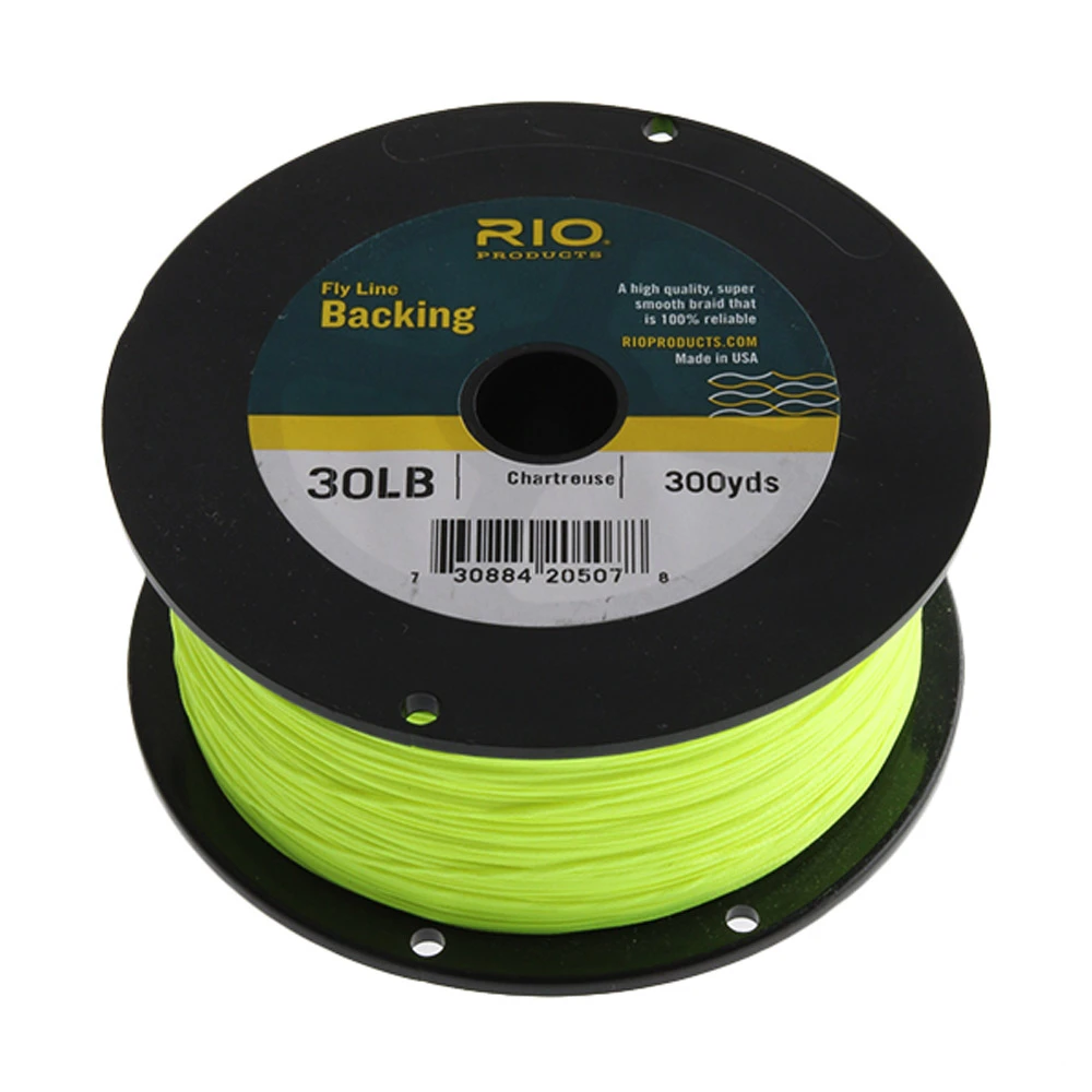 White Label Rio Dacron Braided Fly Line Backing 30lb 300yd Chartreuse 1 White Label Rio Dacron Braided Fly Line Backing 30lb 300yd Chartreuse