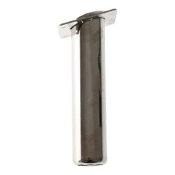Manta Stainless Steel Angled Rod Holder With Rolled Top