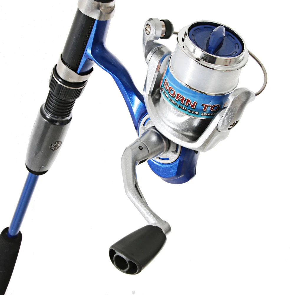 Okuma Born To Fish 25 Kids Spinning Combo Blue 4ft 4-8kg 1pc 4 Okuma Born To Fish 25 Kids Spinning Combo Blue 4ft 4-8kg 1pc - Image 4