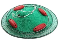 White Label Live Bait Stainless Cage With Floats 45 X 55cm