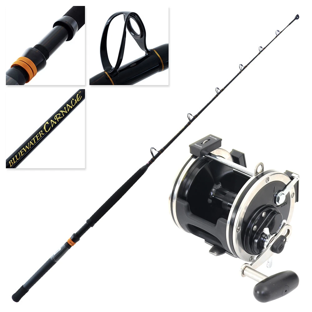 PENN Senator 115L2 9/0 Bluewater Carnage Roller Tip Game Combo 5ft 7in 24kg 1pc 1 PENN Senator 115L2 9/0 Bluewater Carnage Roller Tip Game Combo 5ft 7in 24kg 1pc