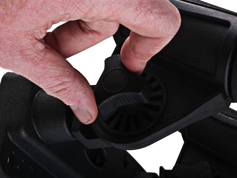 White Label Adjustable Triple Rod Holder 2 White Label Adjustable Triple Rod Holder - Image 2