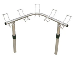 Oceansouth 5 Way Corner Rack Stainless Steel Rod Holder