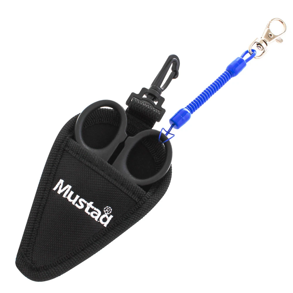 Mustad Micro Braid Scissors With Sheath And Lanyard 2 Mustad Micro Braid Scissors With Sheath And Lanyard - Image 2