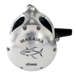 Okuma Makaira Silver 80W 2-Speed ALPS Rollered Stand-Up Game Combo 5ft 10in 37kg 1pc -Recreational Fishing okremk80w 2seasilv 5