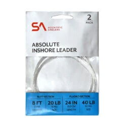 Scientific Anglers Absolute Tapered Leader Inshore 20lb-40lb Qty 2