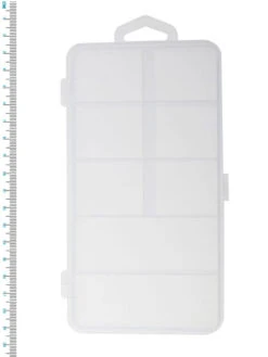 Nacsan Plastic 8 Compartment Tackle Box 175x90x30mm