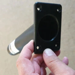 White Label Premium Flush Mount Angled Rod Holder Black -Recreational Fishing untitled 2 2 18