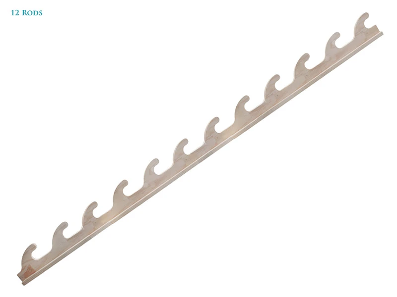 White Label Wall Mount Plywood Rod Rack Set 6 White Label Wall Mount Plywood Rod Rack Set - Image 6